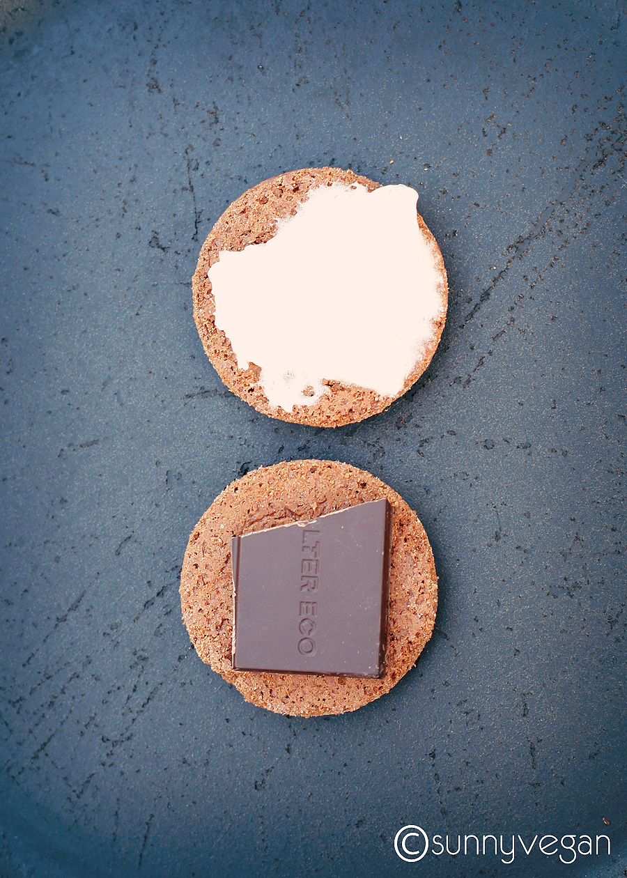 vegan s'mores backyard vegetarian ingredients chocolate marshmallow